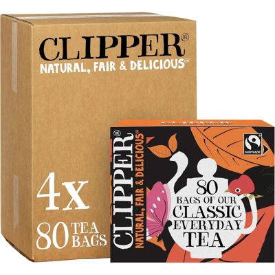 Clipper - Everyday Tea Bags - Fairtrade - Tea Clipper - Everyday Tea Bags - Fairtrade - Tea