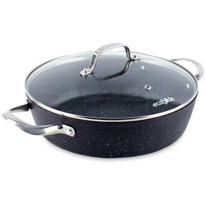 Eaziglide Neverstick2 Aluminium Non-Stick Shallow Casserole - 32cm Eaziglide Neverstick2 Aluminium Non-Stick Shallow Casserole - 32cm