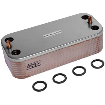 Ideal Evo/Independent/Isar/Logic/Esprit 2 35kW DHW Plate Heat Exchanger - Plate Heat Exchanger Ideal Evo/Independent/Isar/Logic/Esprit 2 35kW DHW Plate Heat Exchanger - Plate Heat Exchanger