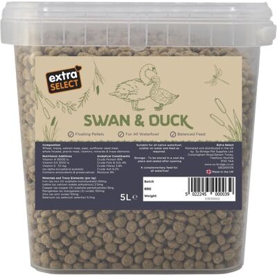 Extra-Select - Swan and Duck Feed - 5L - Waterfowl - Feed Extra-Select - Swan and Duck Feed - 5L - Waterfowl - Feed