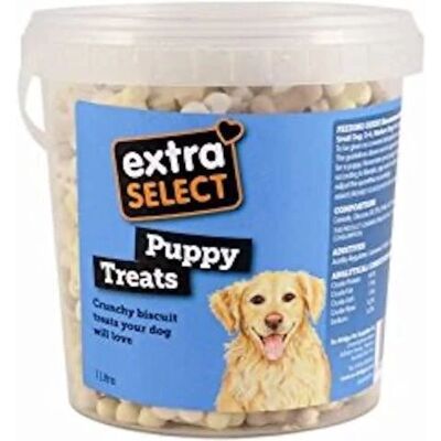 Extra Select - Puppy Bones - 1L bucket - Dog biscuits Extra Select - Puppy Bones - 1L bucket - Dog biscuits