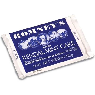 Romneys Romney's Kendal Mint Cake Bar - White - Chocolate - Refreshing - Vegetarian Romneys Romney's Kendal Mint Cake Bar - White - Chocolate - Refreshing - Vegetarian