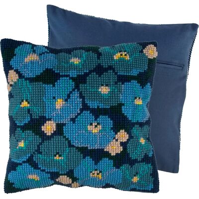 Trimits Modern Floral Cross Stitch Cushion Kit - Cushion Back Included Trimits Modern Floral Cross Stitch Cushion Kit - Cushion Back Included