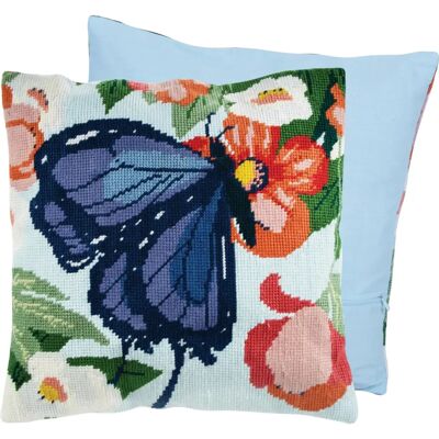 Trimits Half Stitch Butterfly Cross Stitch Cushion Kit - Cross Stitch Cushion Kit Trimits Half Stitch Butterfly Cross Stitch Cushion Kit - Cross Stitch Cushion Kit