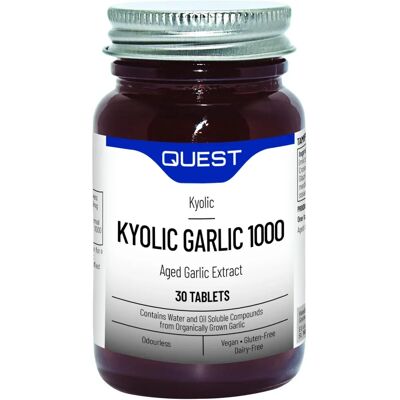 Quest Kyolic Garlic 1000mg Extract - Vitamins Quest Kyolic Garlic 1000mg Extract - Vitamins