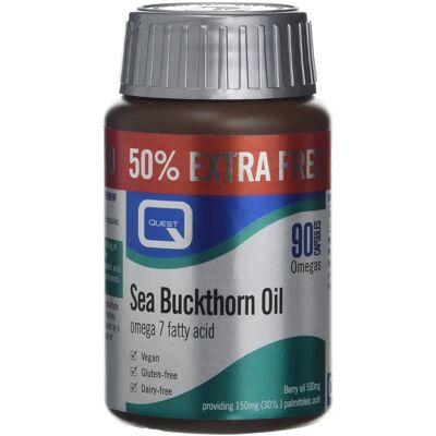 Garmin Quest Sea Buckthorn Oil Omega 7 - 90 Capsules Garmin Quest Sea Buckthorn Oil Omega 7 - 90 Capsules