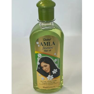 Dabur Amla Jasmine Hair Oil - 200ml - For Light Blonde & Brown Hair Dabur Amla Jasmine Hair Oil - 200ml - For Light Blonde & Brown Hair