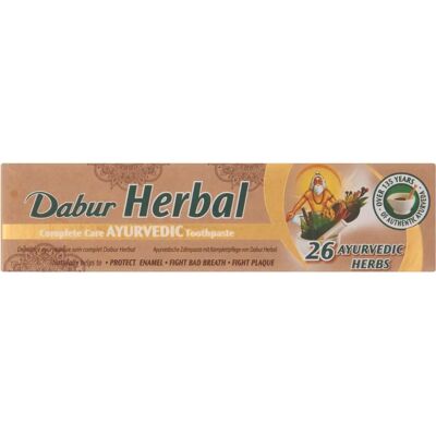 Pasta de dientes herbal DABUR cuidado completo - 26 hierbas Pasta de dientes herbal DABUR cuidado completo - 26 hierbas