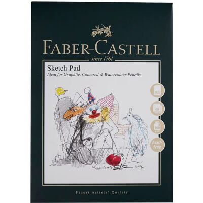 Faber-Castell A3 Sketch Pad - 160 GSM - 40 Sheets Faber-Castell A3 Sketch Pad - 160 GSM - 40 Sheets