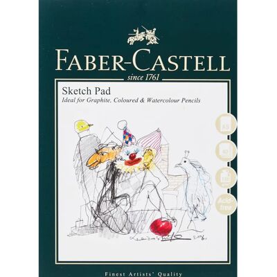Faber Castell A5 Skizzenblock 160gsm 40 Blatt - Skizzenblock Faber Castell A5 Skizzenblock 160gsm 40 Blatt - Skizzenblock