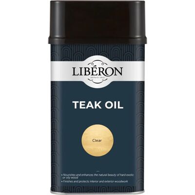 Liberon Teak Oil UV Filters 1L - Wood Oil Liberon Teak Oil UV Filters 1L - Wood Oil