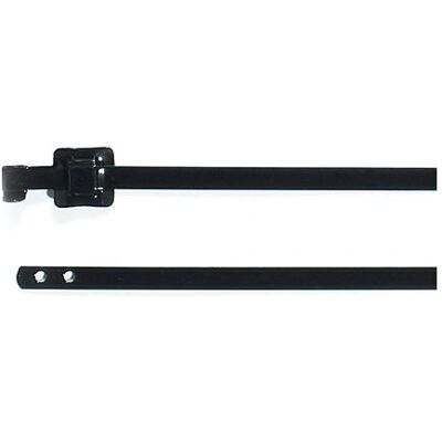 Hellermann Tyton MLT16SSC10 Edelstahl Kabelbinder - Wiederverriegelbar, 430mm, Schwarz Hellermann Tyton MLT16SSC10 Edelstahl Kabelbinder - Wiederverriegelbar, 430mm, Schwarz