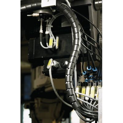 Hellermann Tyton HWPP30 Kabelmanagementschlauch - Schwarz - Polypropylen - 30mm - Wiederverwendbar Hellermann Tyton HWPP30 Kabelmanagementschlauch - Schwarz - Polypropylen - 30mm - Wiederverwendbar