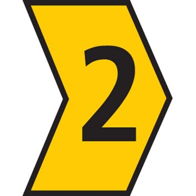 HellermannTyton - HGDC2-5 - 2-5 mm - Gelb - Kabelmarker Chevron HellermannTyton - HGDC2-5 - 2-5 mm - Gelb - Kabelmarker Chevron