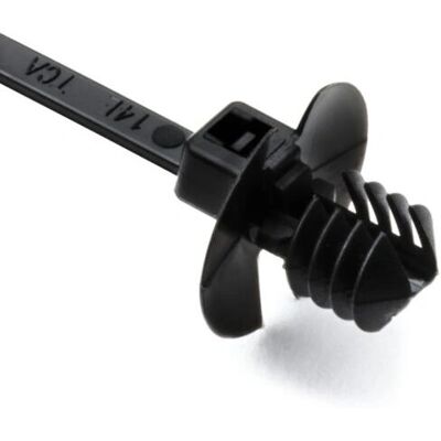 Hellermann Tyton 150-55610 Beaded Kabelbinder - Schwarz - 110mm Hellermann Tyton 150-55610 Beaded Kabelbinder - Schwarz - 110mm