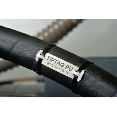 Hellermann Tyton Modell TTAGPU11X65WH-PUR-WH Kabelmarkörer Hellermann Tyton Modell TTAGPU11X65WH-PUR-WH Kabelmarkörer