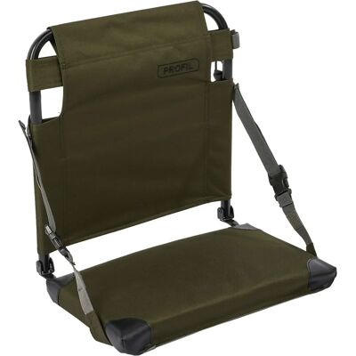 Leeda Profil Boat Seat - Adjustable, Rod Rest, Comfortable Leeda Profil Boat Seat - Adjustable, Rod Rest, Comfortable