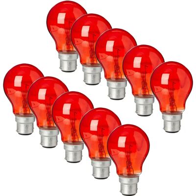 Status Incandescent GLS Fireglow Light Bulb Large Bayonet Cap - Light Bulb Status Incandescent GLS Fireglow Light Bulb Large Bayonet Cap - Light Bulb