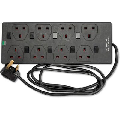 Status - 8 Socket - Individually Switched - Extension Socket Status - 8 Socket - Individually Switched - Extension Socket