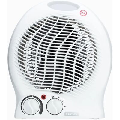 Status 2000W Fan Heater - White, Adjustable Thermostat, Portable Status 2000W Fan Heater - White, Adjustable Thermostat, Portable