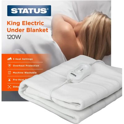 Status KEB-90W1PKB Electric Blanket Kingsize Status KEB-90W1PKB Electric Blanket Kingsize