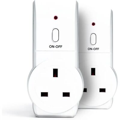 Status Remote Control Socket - White - 2 Pack Status Remote Control Socket - White - 2 Pack
