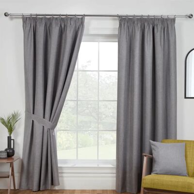 Sundour Eclipse Grey Blackout Curtains - Curtains Sundour Eclipse Grey Blackout Curtains - Curtains