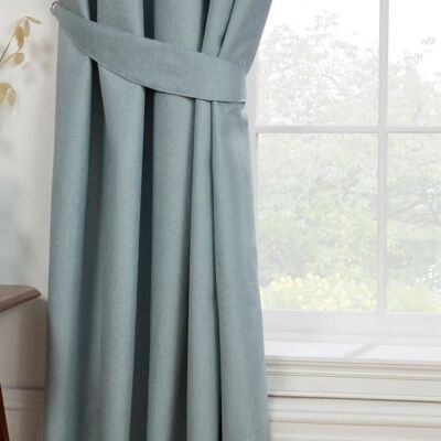 Sundour Eclipse Pencil Pleat Blackout Curtains - Blue Sundour Eclipse Pencil Pleat Blackout Curtains - Blue