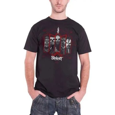 HeyRusty Slipknot Tricou Negru X-large - Unisex HeyRusty Slipknot Tricou Negru X-large - Unisex
