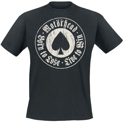 Motörhead Born To Lose Schwarzes T-Shirt - Herren Motörhead Born To Lose Schwarzes T-Shirt - Herren