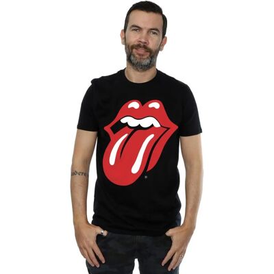 The Rolling Stones Langue Classique - T-Shirt Manches Courtes - Homme - Noir - Publicité The Rolling Stones Langue Classique - T-Shirt Manches Courtes - Homme - Noir - Publicité