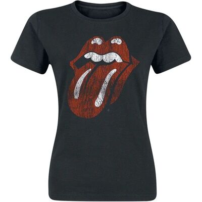 The Rolling Stones Classic Tongue lyhythihainen T-paita - Nainen - Musta The Rolling Stones Classic Tongue lyhythihainen T-paita - Nainen - Musta