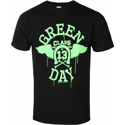 Green Day Neon Black T-shirt - Rock Type Green Day Neon Black T-shirt - Rock Type