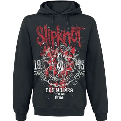 Slipknot Iowa Star huppari - S-XXL - Musta Slipknot Iowa Star huppari - S-XXL - Musta