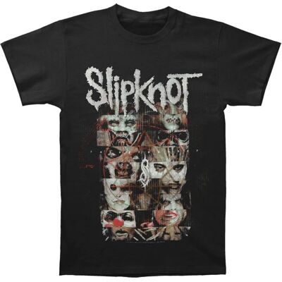 Svart Slipknot Creatures och Pentagram T-shirt - T-shirt Svart Slipknot Creatures och Pentagram T-shirt - T-shirt
