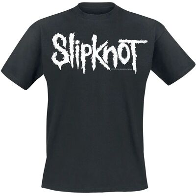 Slipknot Valkoinen Logo Lyhythihainen T-paita - Mies Slipknot Valkoinen Logo Lyhythihainen T-paita - Mies