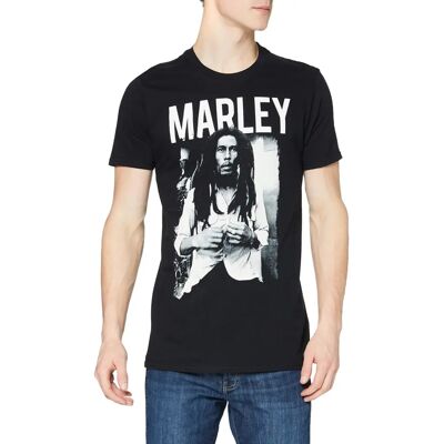 HeyRusty Bob Marley - Svart och Vit Stor - T-shirt HeyRusty Bob Marley - Svart och Vit Stor - T-shirt