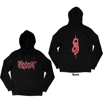Slipknot Black Hoodie - Logo Unisex Pullover Slipknot Black Hoodie - Logo Unisex Pullover
