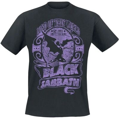 T-Shirt Manches Courtes Black Sabbath Lord Of This World - Homme - Noir - Publicité T-Shirt Manches Courtes Black Sabbath Lord Of This World - Homme - Noir - Publicité