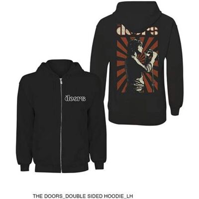 HeyRusty The Doors Lizard King Hoodie - Unisex Black Medium HeyRusty The Doors Lizard King Hoodie - Unisex Black Medium