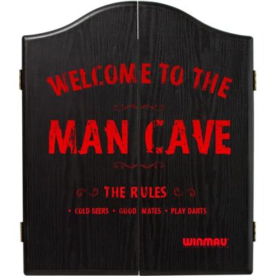 Winmau Man Cave Dartboard Cabinet - High-Quality Wooden Storage Winmau Man Cave Dartboard Cabinet - High-Quality Wooden Storage