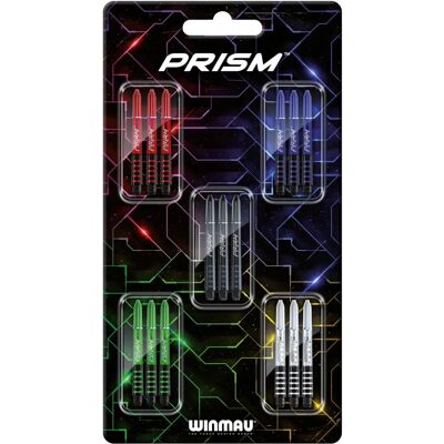 Shafts de Fléchettes WINMAU Prism Force - Moyen, Multicolore - Publicité Shafts de Fléchettes WINMAU Prism Force - Moyen, Multicolore - Publicité