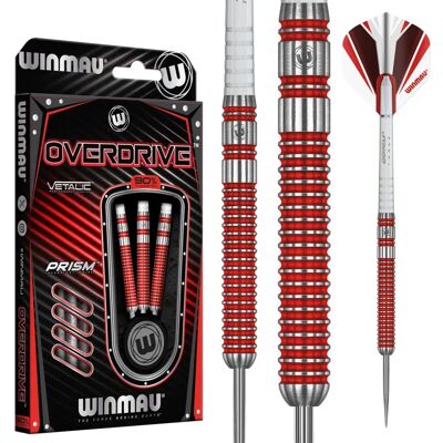 Winmau Overdrive Tungsten 23g - Dartset met Flights & Shafts Winmau Overdrive Tungsten 23g - Dartset met Flights & Shafts