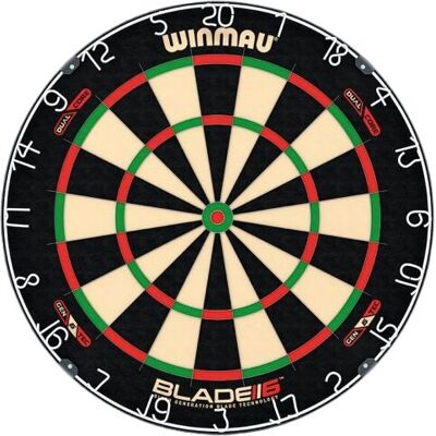 Winmau Blade 6 Dual Core Dartboard - Professional, High-Scoring Winmau Blade 6 Dual Core Dartboard - Professional, High-Scoring
