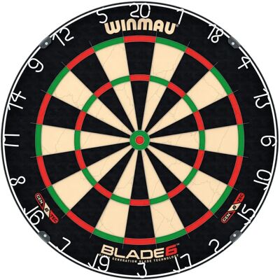 Winmau Blade 6 Dartboard - Professional Tournament-Ready Winmau Blade 6 Dartboard - Professional Tournament-Ready