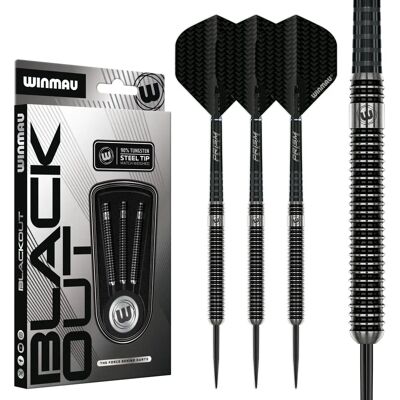Winmau - Blackout - 90% Tungsten - 23 g - Darts Set Winmau - Blackout - 90% Tungsten - 23 g - Darts Set