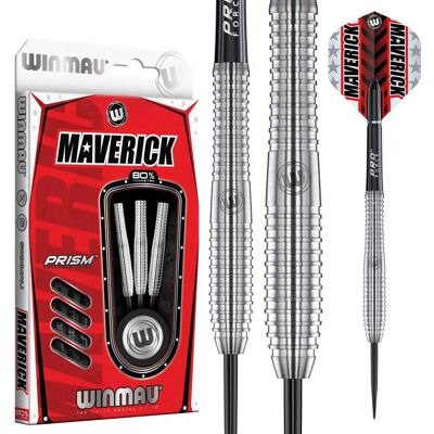 Winmau Maverick Tungsten Darts - 23g - Zilver - Darts Winmau Maverick Tungsten Darts - 23g - Zilver - Darts