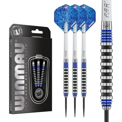 Winmau Advance 500 Series Tungsten Blue 24g Darts Set - Darts Winmau Advance 500 Series Tungsten Blue 24g Darts Set - Darts