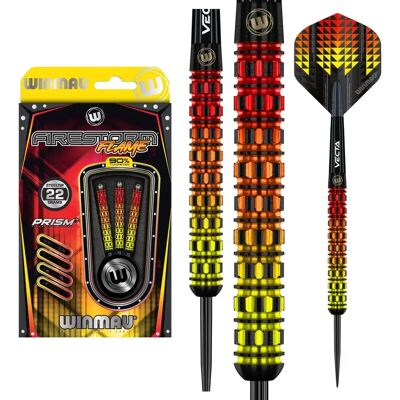 WINMAU Firestorm Flame Darts - 22g Professional Tungsten WINMAU Firestorm Flame Darts - 22g Professional Tungsten