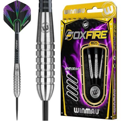 Winmau Foxfire 22g Tungsten Darts - Zilver Winmau Foxfire 22g Tungsten Darts - Zilver